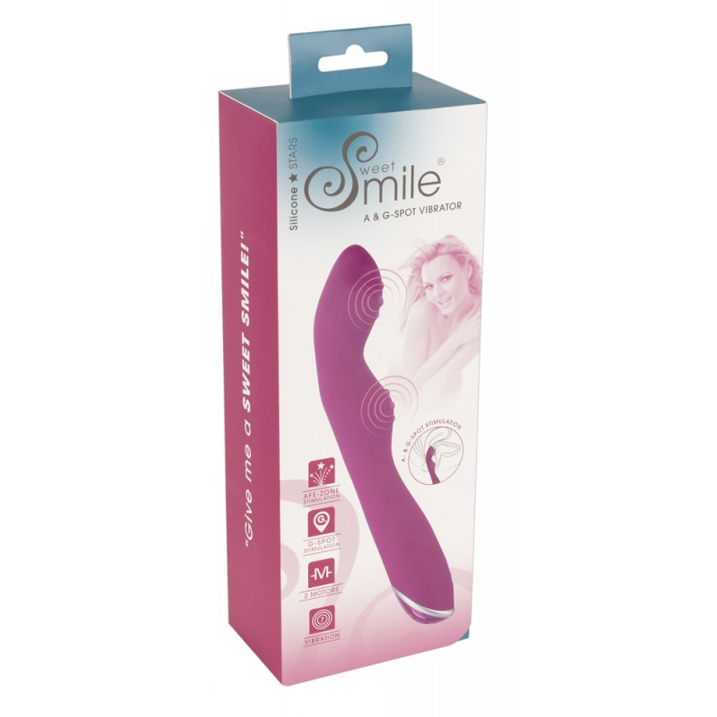 SMILE - flexibilis A és G-pont vibrátor (pink) 72920 termék bemutató kép
