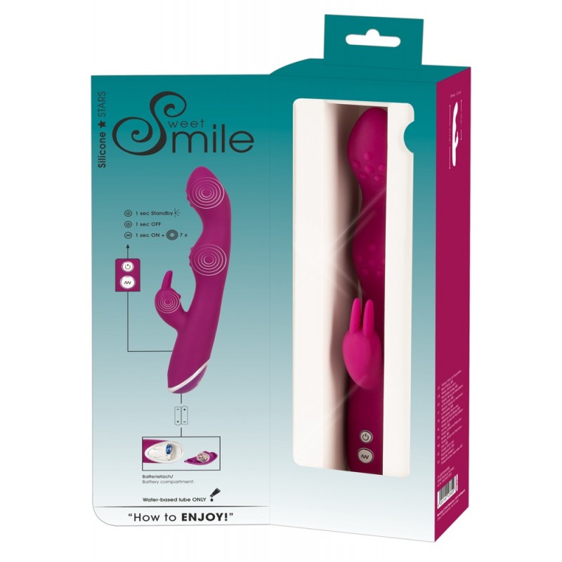 SMILE - flexibilis, csiklókaros A és G-pont vibrátor (lila) 71353 termék bemutató kép