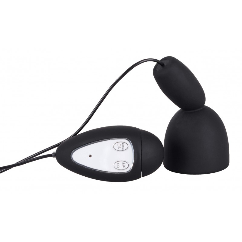 SMILE Glans - makk vibrátor (fekete) 15331 termék bemutató kép