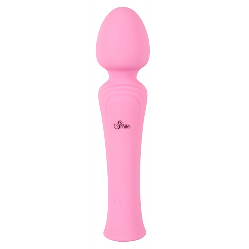 SMILE Mini Wand - akkus, masszírozó vibrátor (pink) 29508 termék bemutató kép
