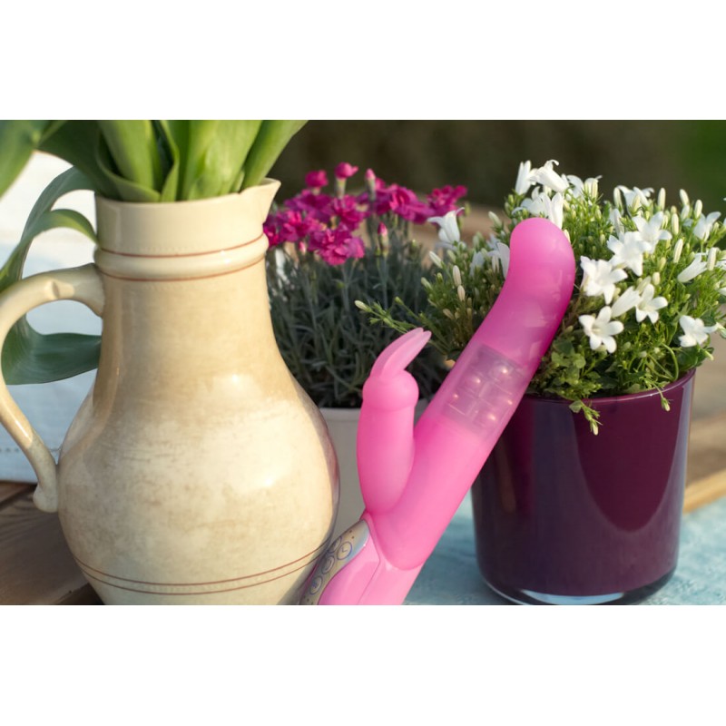 SMILE Pearly Bunny - gyöngyös vibrátor (rózsaszín) 4741 termék bemutató kép