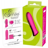Smile Power Bullett - akkus, extra erős kis rúdvibrátor (pink) 29498 termék bemutató kép