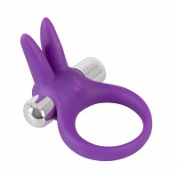 SMILE Rabbit - vibrációs péniszgyűrű (lila) 6705 termék bemutató kép