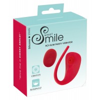 SMILE Slim Panty - akkus, rádiós csiklóvibrátor (piros) 67453 termék bemutató kép