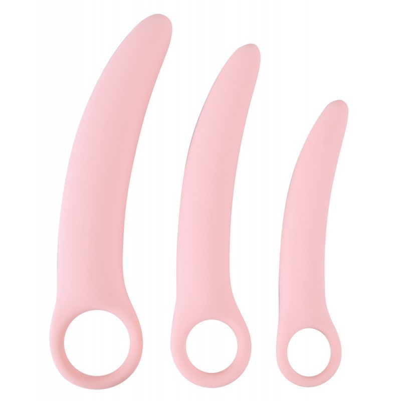 SMILE - Vaginal Trainers - dildó szett - rózsaszín (3 részes) 67183 termék bemutató kép