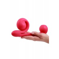 Snail Vibe Duo - akkus, 3in1 stimulációs vibrátor (pink) 43830 termék bemutató kép