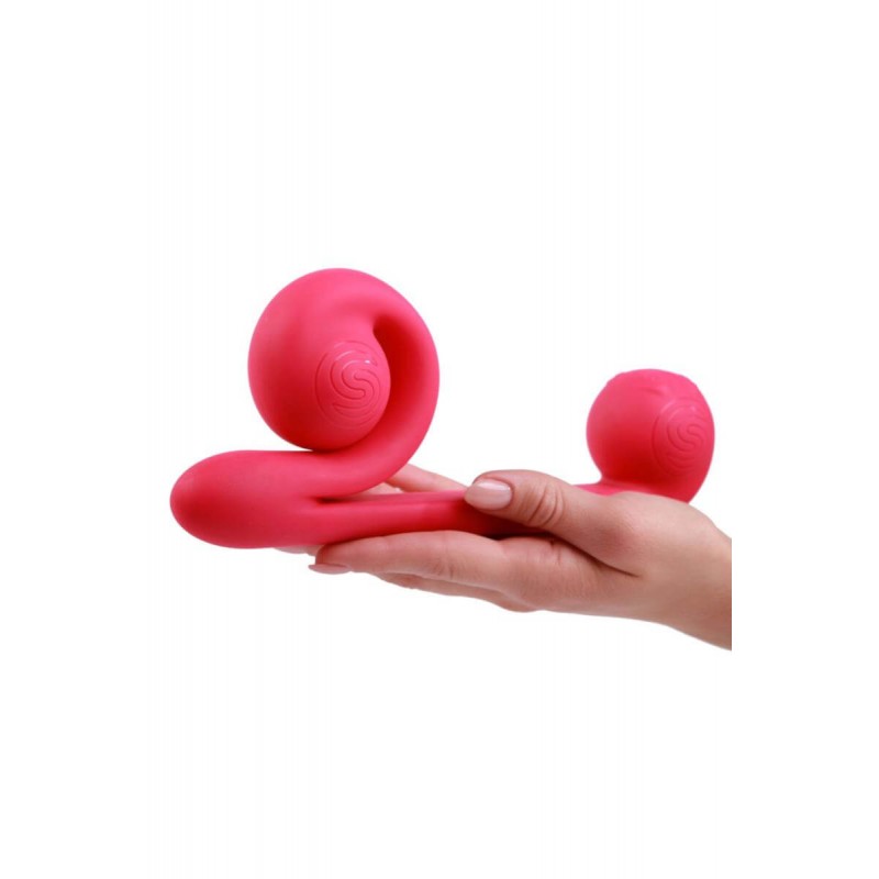 Snail Vibe Duo - akkus, 3in1 stimulációs vibrátor (pink) 43830 termék bemutató kép