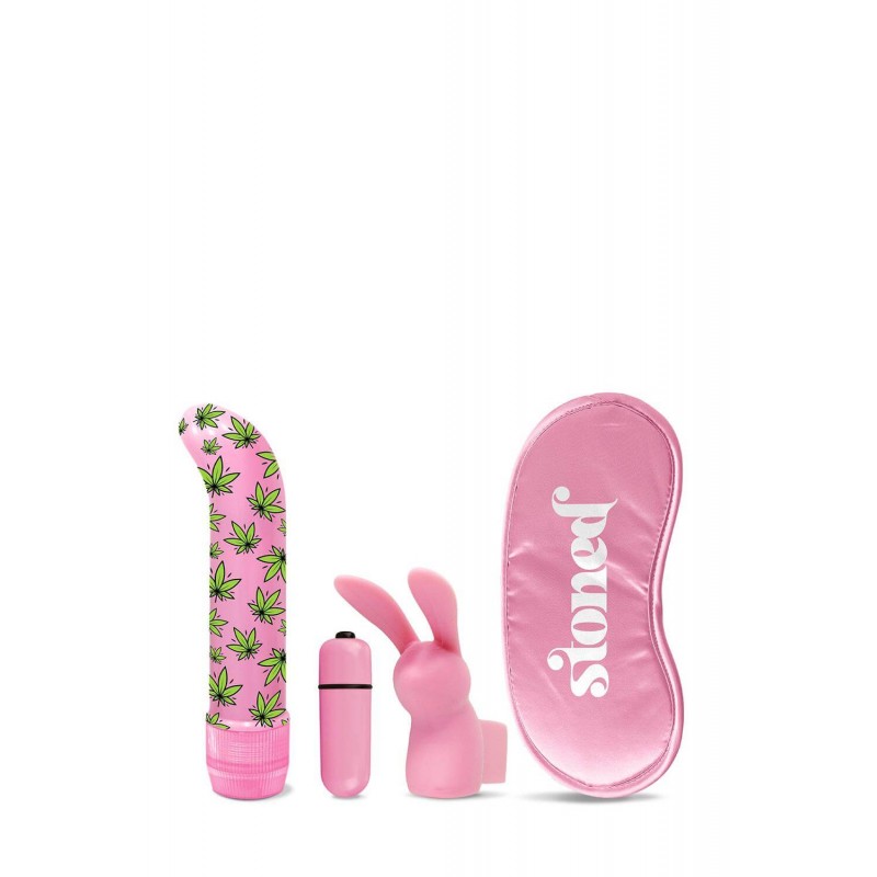 Stoner Budz Bunny - G-pont vibrátor szett (4 részes) - pink 59762 termék bemutató kép