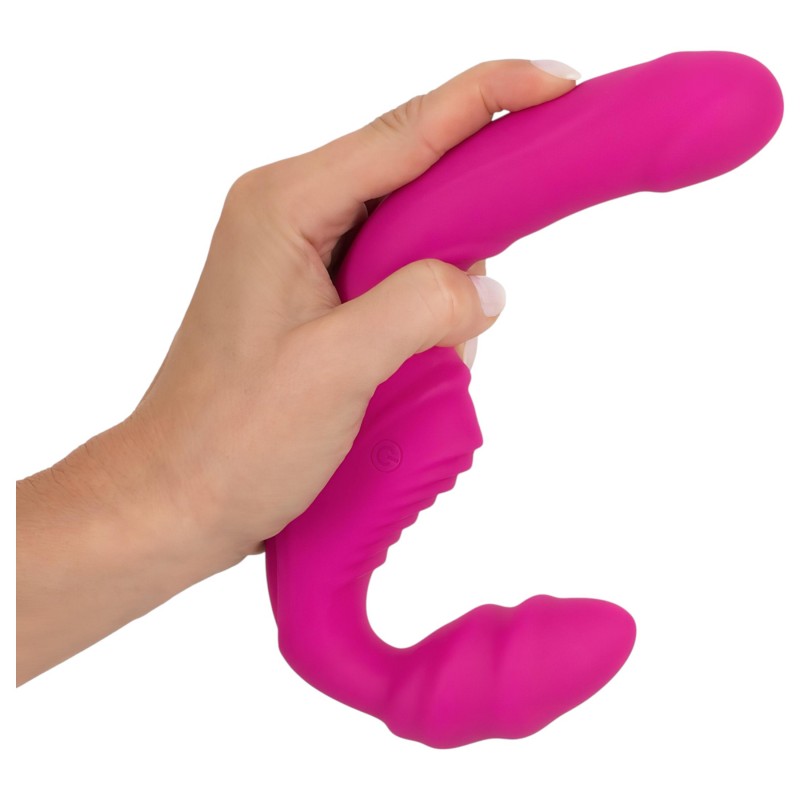 Strepless Strap-On - felcsatolható vibrátor (pink) 102999 termék bemutató kép