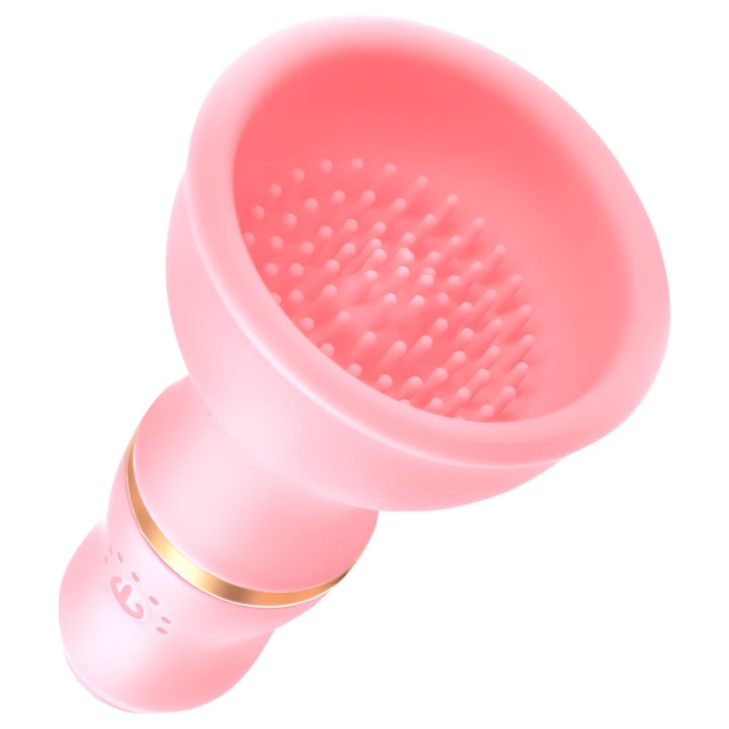 Sunfo - akkus mell vibrátor (pink) 118218 termék bemutató kép