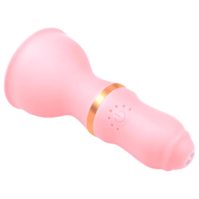 Sunfo - akkus mell vibrátor (pink) 118219 termék bemutató kép