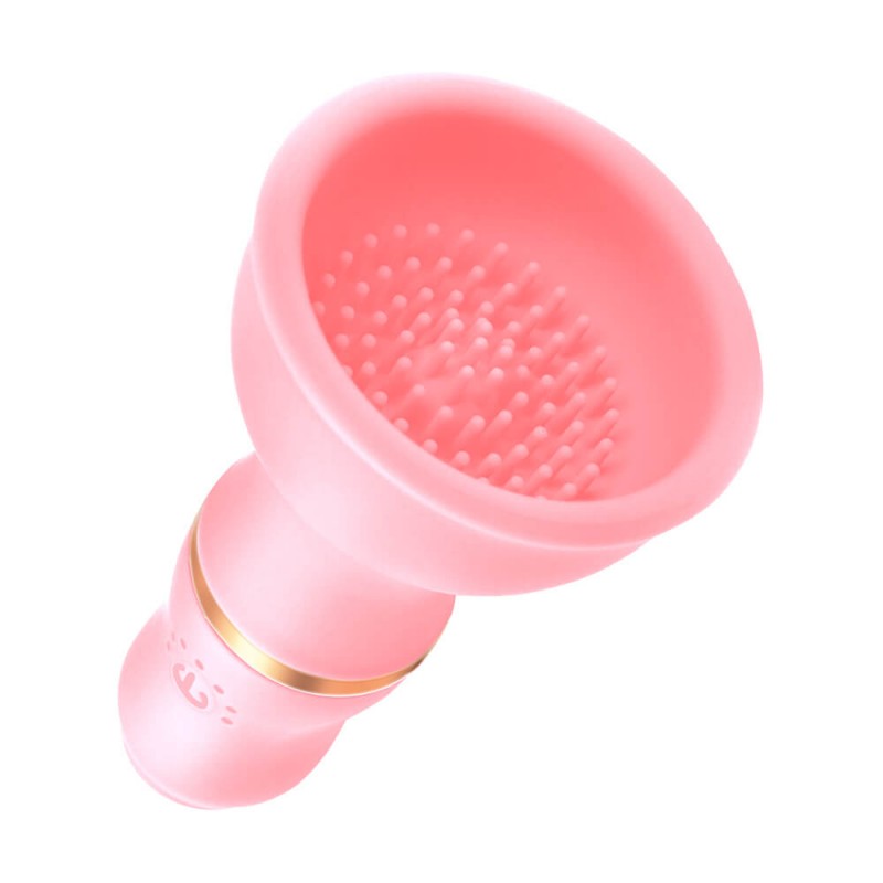 Sunfo - akkus mell vibrátor (pink) 74389 termék bemutató kép