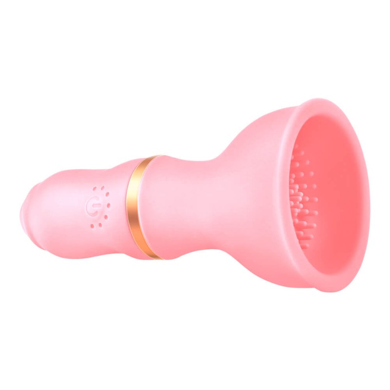 Sunfo - akkus mell vibrátor (pink) 76132 termék bemutató kép