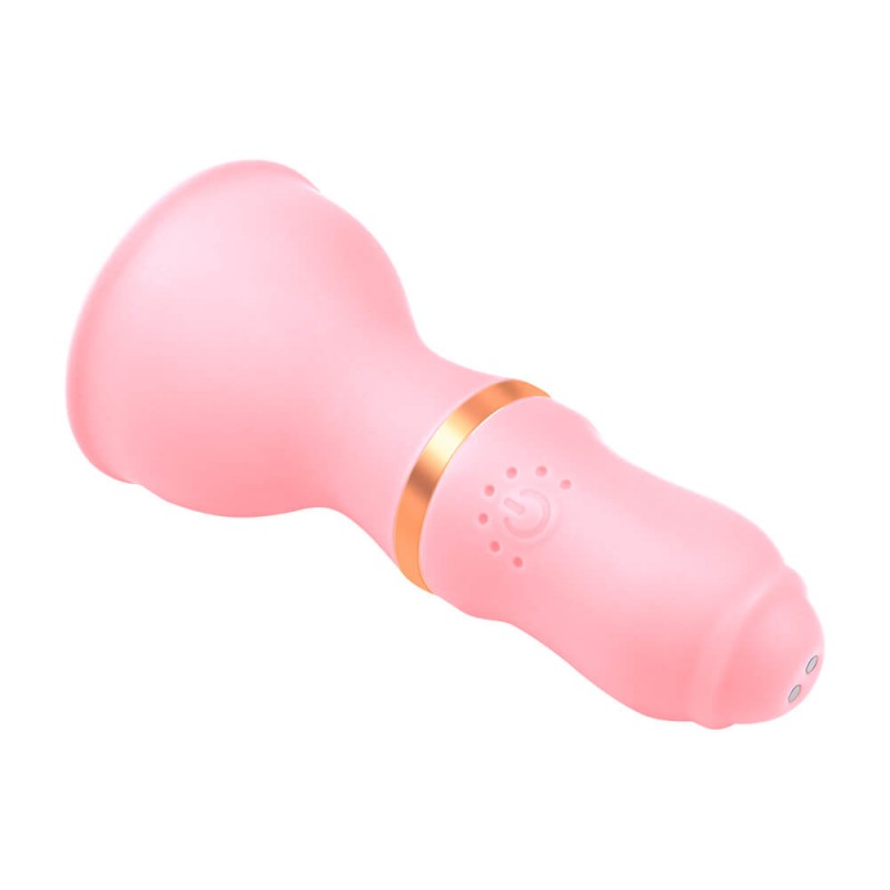 Sunfo - akkus mell vibrátor (pink) 76134 termék bemutató kép