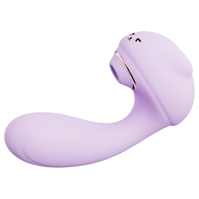 Sunny Love Bunny - szívó, rezgő vibrátor (lila) 139999 termék bemutató kép