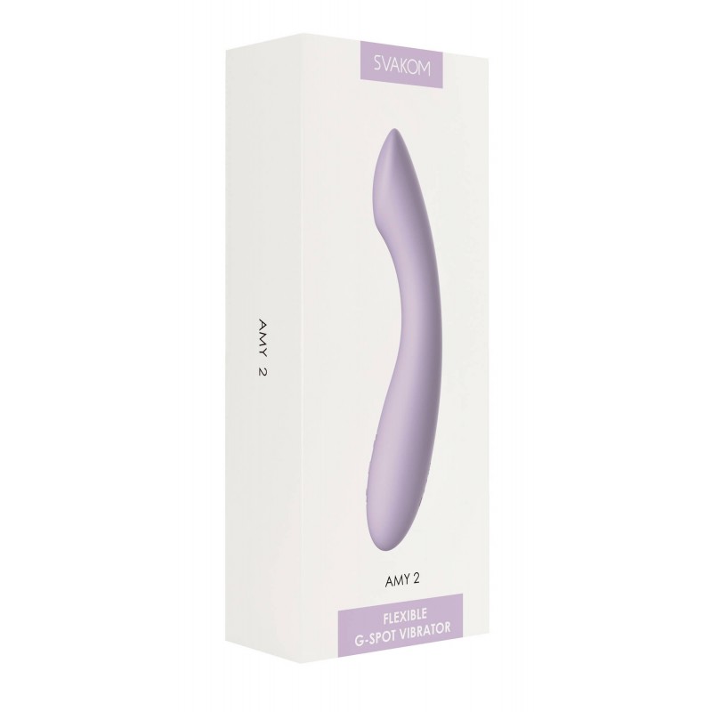 Svakom Amy 2 - akkus, vízálló G-pont vibrátor (lila) 82945 termék bemutató kép