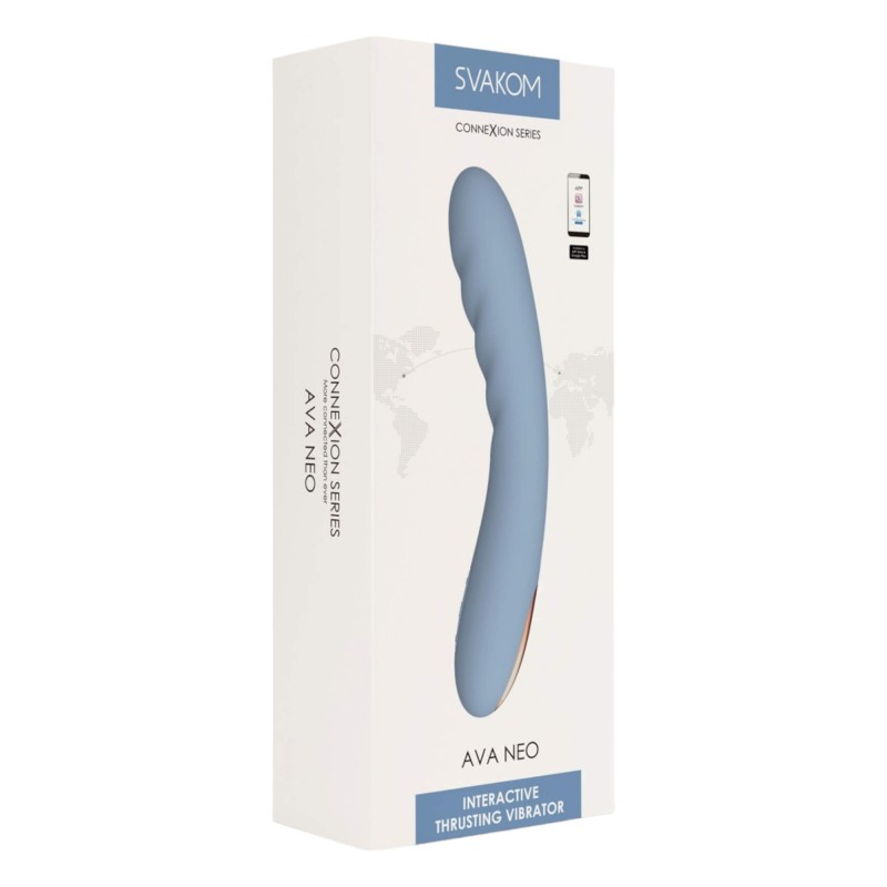Svakom Ava Neo - okos lökő vibrátor (kék) 89593 termék bemutató kép