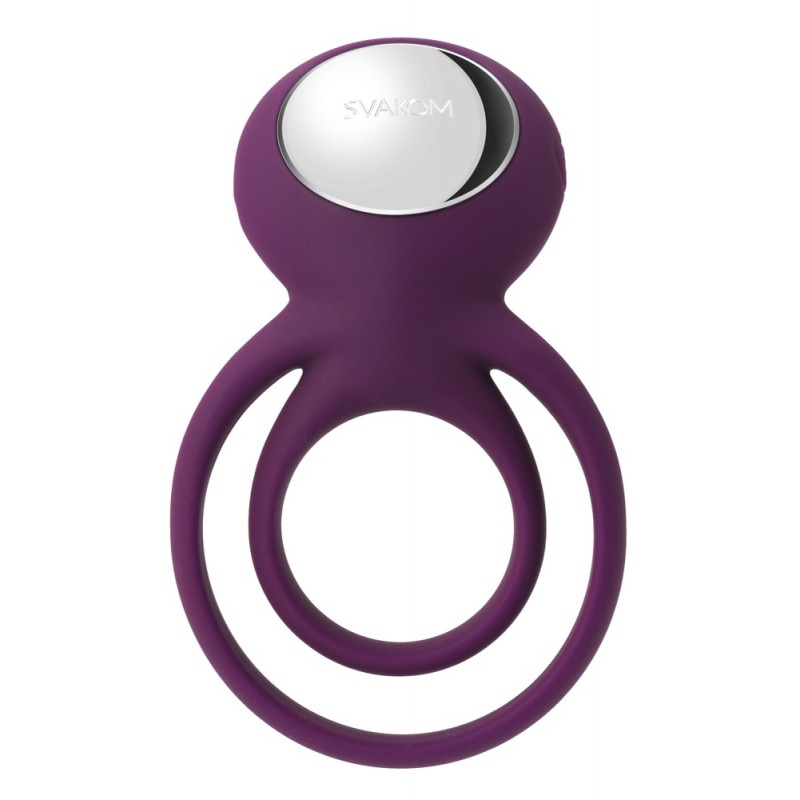 Svakom Tammy - akkus, vibrációs here- és péniszgyűrű (lila) 53205 termék bemutató kép