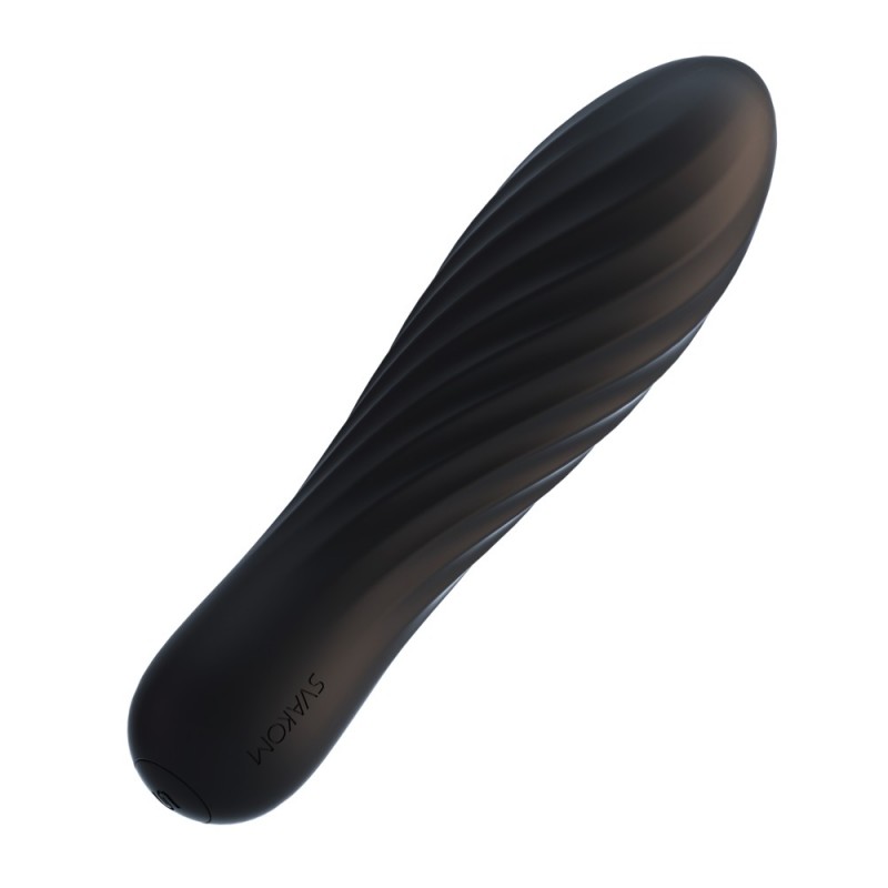 Svakom Tulip - akkus, mini rúdvibrátor (fekete) 52615 termék bemutató kép