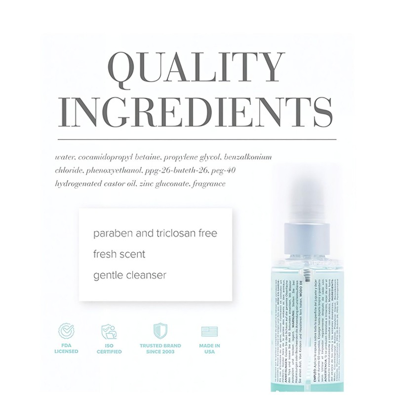 System JO - fertőtlenítő tisztító spray szexjátékokhoz (60 ml) 134966 termék bemutató kép