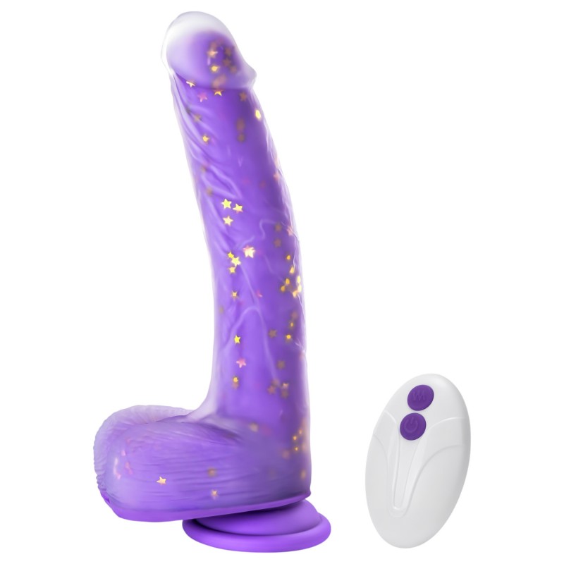 Tracy's Dog Jelivoy - élethű vibrátor - 22 cm (lila) 134220 termék bemutató kép