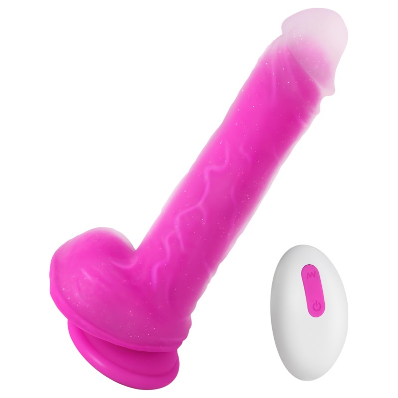 Tracy's Dog Jelivoy-Mid - élethű vibrátor - 20 cm (pink) 134213 termék bemutató kép