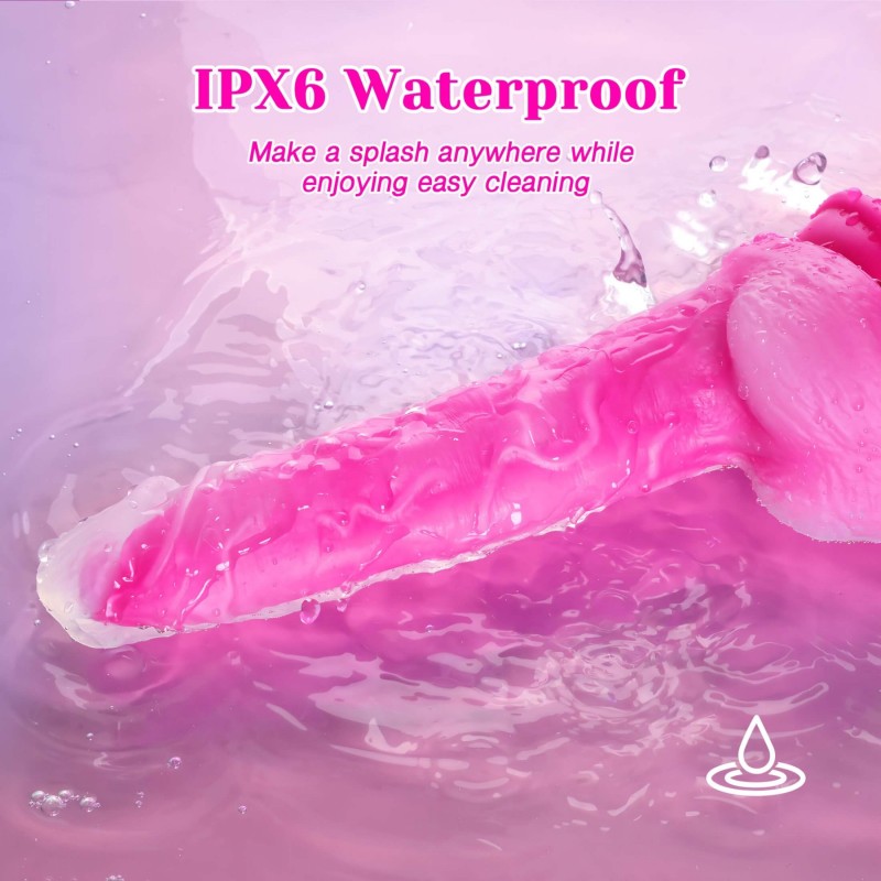 Tracy's Dog Jelivoy-Mid - élethű vibrátor - 20 cm (pink) 134216 termék bemutató kép