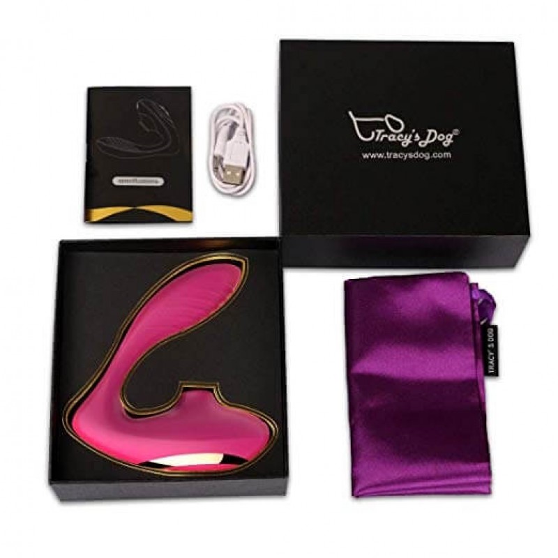 Tracy's Dog OG - G-pont vibrátor és csiklóizgató (pink) 46850 termék bemutató kép