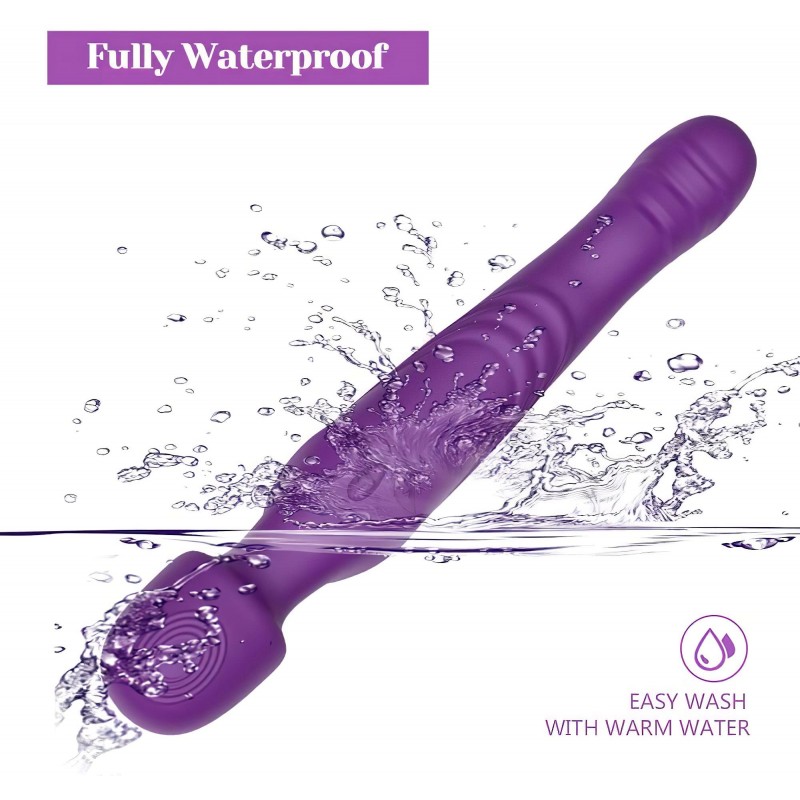 Tracy's Dog Wand - pulzáló masszírozó vibrátor (lila) 102212 termék bemutató kép