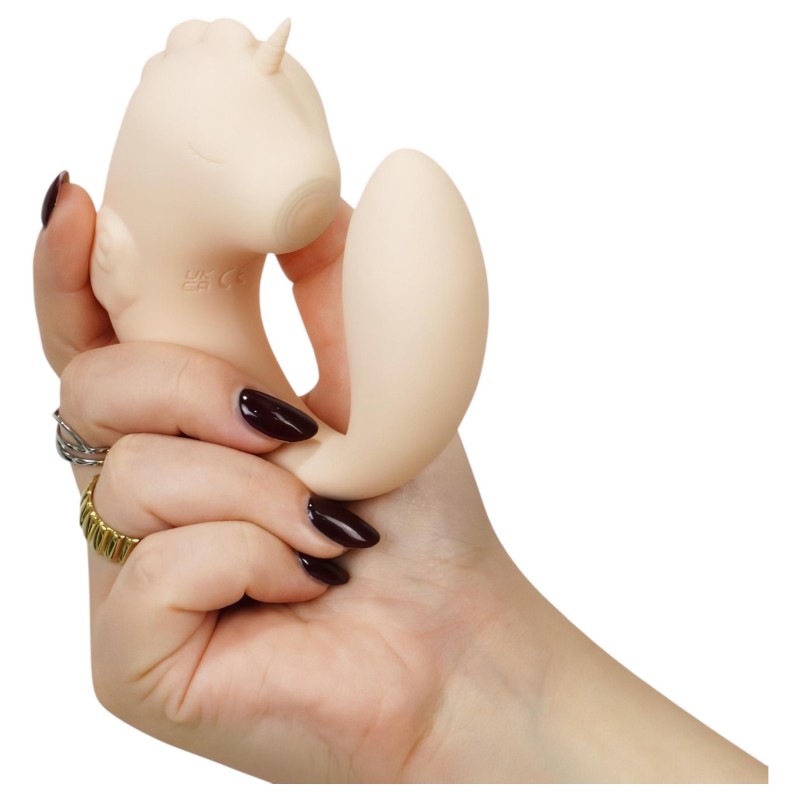 Unihorn C-Horse - G-pont és csiklóizgató vibrátor (korall) 145208 termék bemutató kép