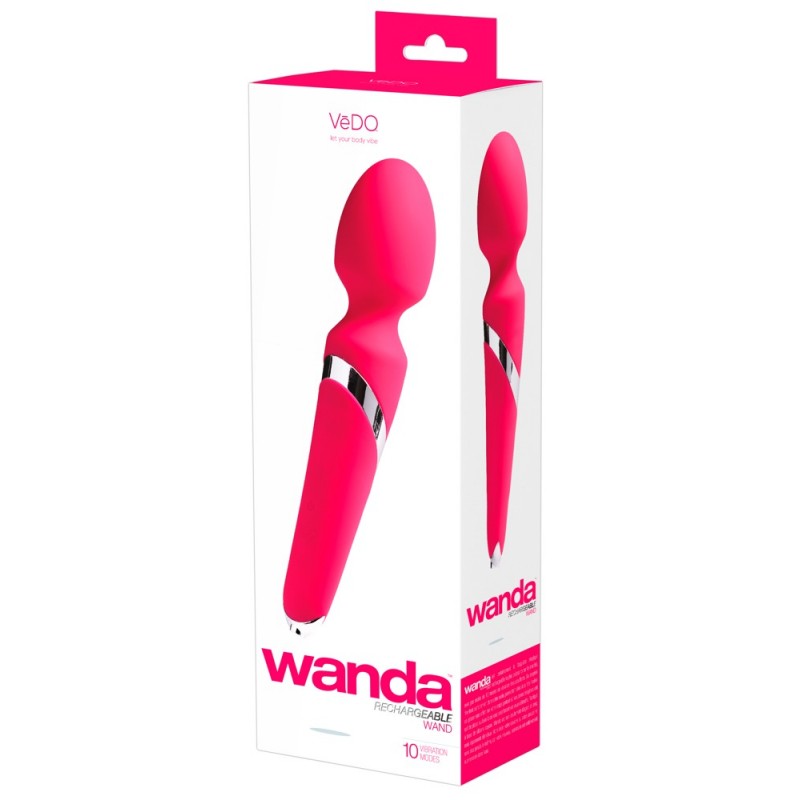 VeDO Wanda - akkus, masszírozó vibrátor (pink) 30578 termék bemutató kép