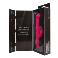 Vibe Couture Rabbit Gesture - Nyuszis, bólogató vibrátor (pink) 57634 termék bemutató kép