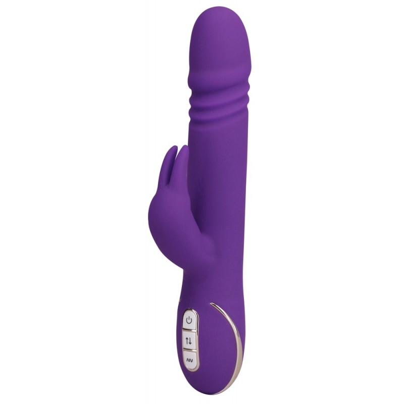 Vibe Couture Rabbit Skater - Nyuszis, lökő vibrátor (lila) 12952 termék bemutató kép