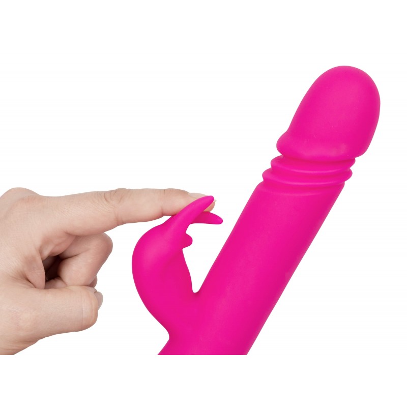 Vibe Couture Rabbit Skater - Nyuszis, lökő vibrátor (pink) 9483 termék bemutató kép