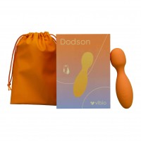 Vibio Dodson Wand - akkus, okos masszírozó vibrátor (narancs) - mini 55380 termék bemutató kép