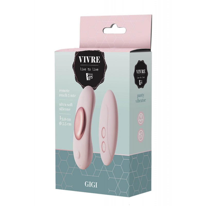 Vivre Gigi - akkus, rádiós bugyi vibrátor (pink) 54381 termék bemutató kép
