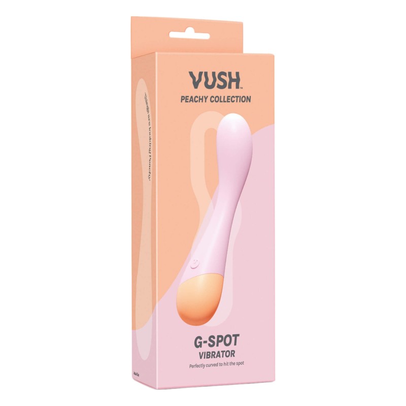 Vush Peachy G-Spot - akkus G-pont vibrátor (pink) 94503 termék bemutató kép