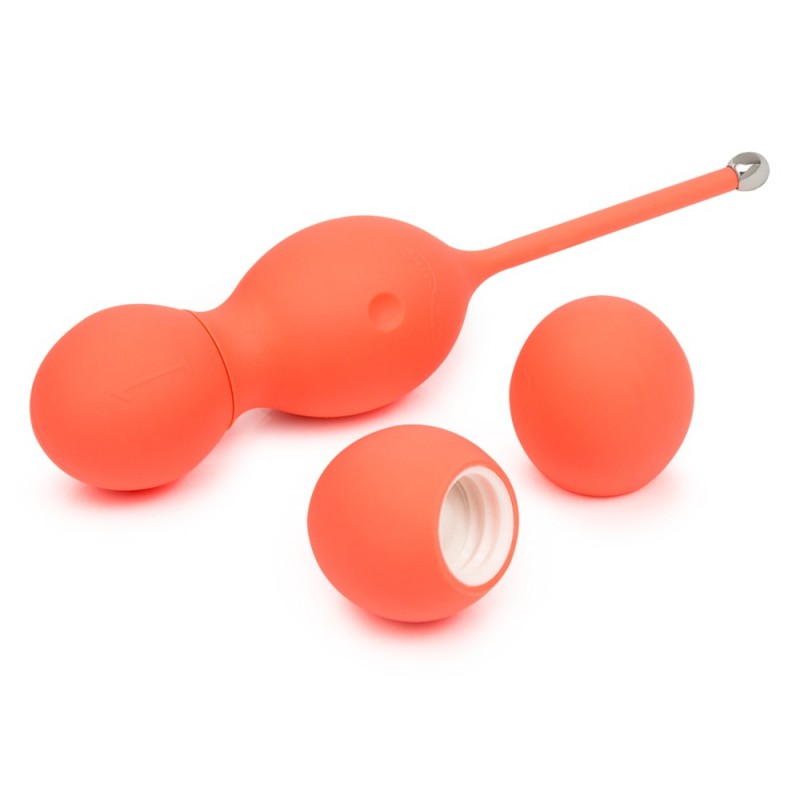 We-Vibe Bloom - gésagolyó cserélhető súlyokkal (narancs) 87351 termék bemutató kép