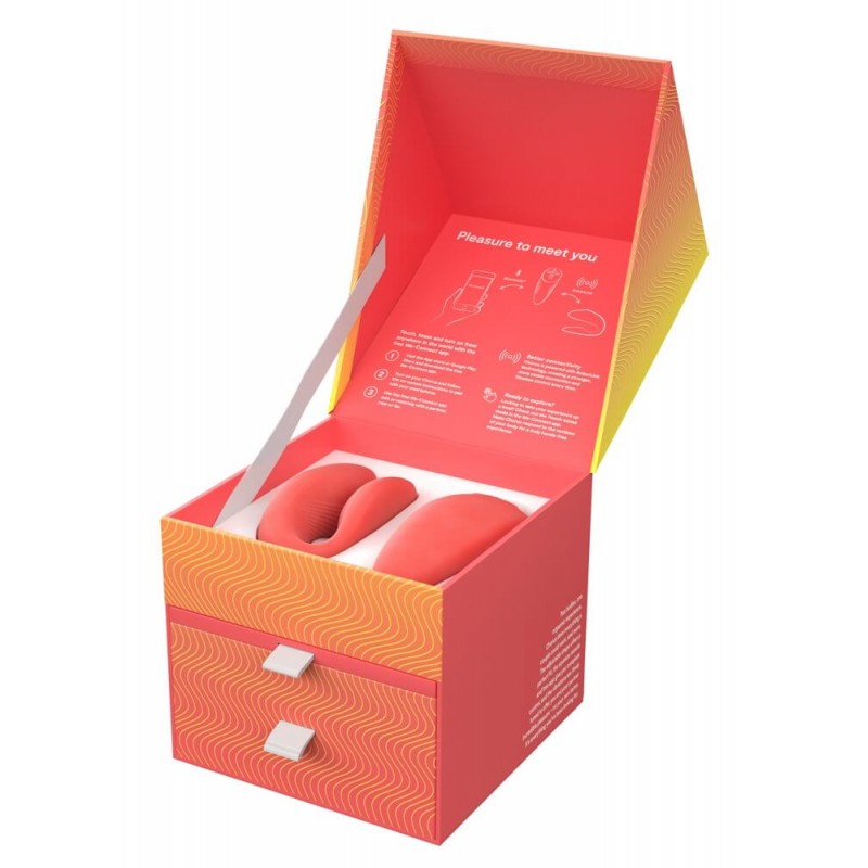 We-Vibe Chorus - akkus, okos párvibrátor (narancs) 69160 termék bemutató kép