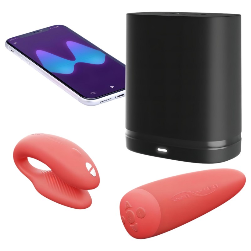 We-Vibe Chorus – App-vezérelt párvibrátor (narancs) 138491 termék bemutató kép