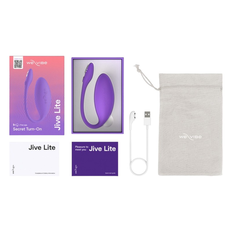 We-Vibe Jive Lite - akkus, okos vibrotojás (lila) 94938 termék bemutató kép