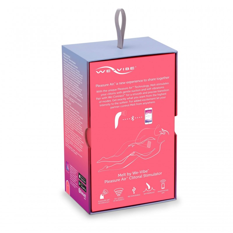 We-Vibe Melt - okos léghullámos csiklóizgató (korall) 32050 termék bemutató kép