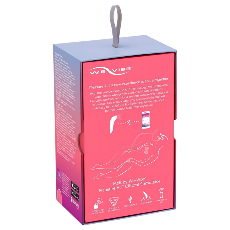 We-Vibe Melt - App-vezérelt léghullámos csiklóizgató (korall) 146735 termék bemutató kép
