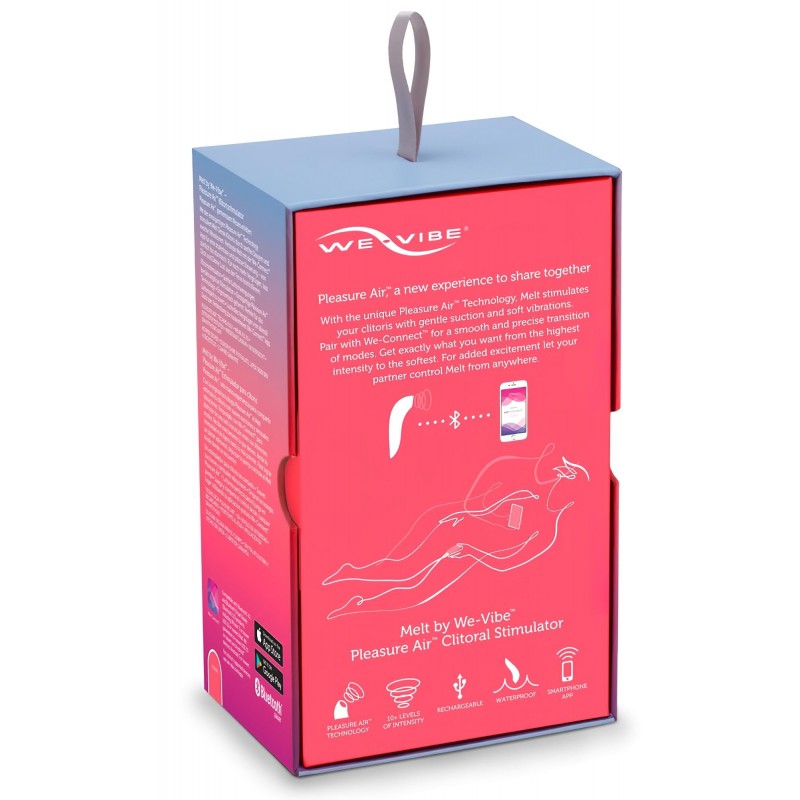 We-Vibe Melt - okos léghullámos csiklóizgató (korall) 102705 termék bemutató kép