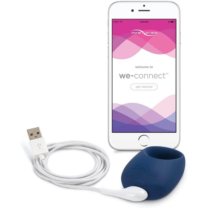 We-Vibe Pivot - akkus, vibrációs péniszgyűrű (éjkék) 53416 termék bemutató kép