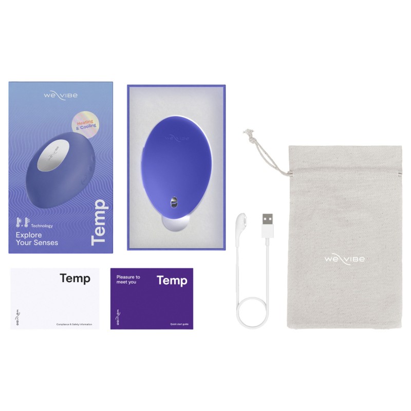 We-Vibe Temp - csiklóizgató vibrátor (kék) 124491 termék bemutató kép