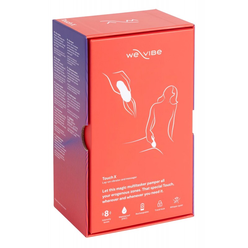 We-Vibe Touch X - akkus, vízálló csikló vibrátor (korall) 116524 termék bemutató kép