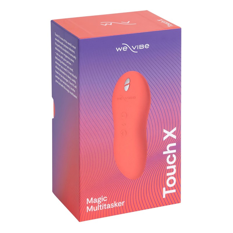 We-Vibe Touch X - akkus, vízálló csikló vibrátor (korall) 116525 termék bemutató kép