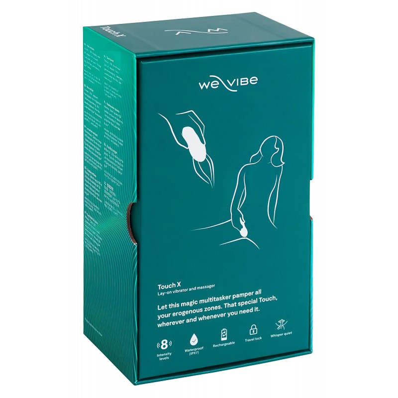 We-Vibe Touch X - akkus, vízálló csikló vibrátor (zöld) 116469 termék bemutató kép