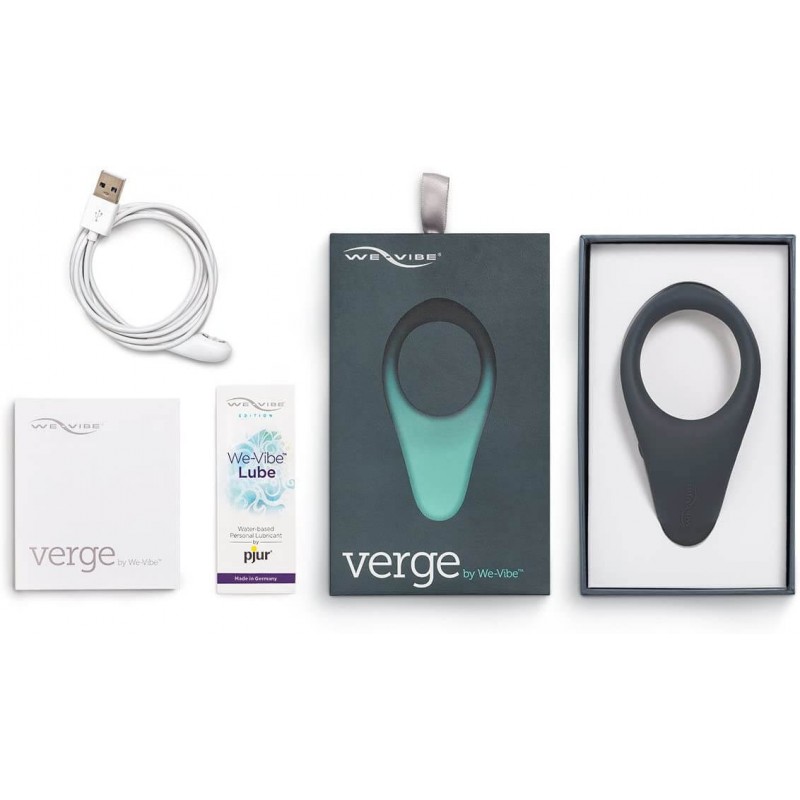 We-Vibe Verge - akkus, vibrációs péniszgyűrű (szürke) 53385 termék bemutató kép